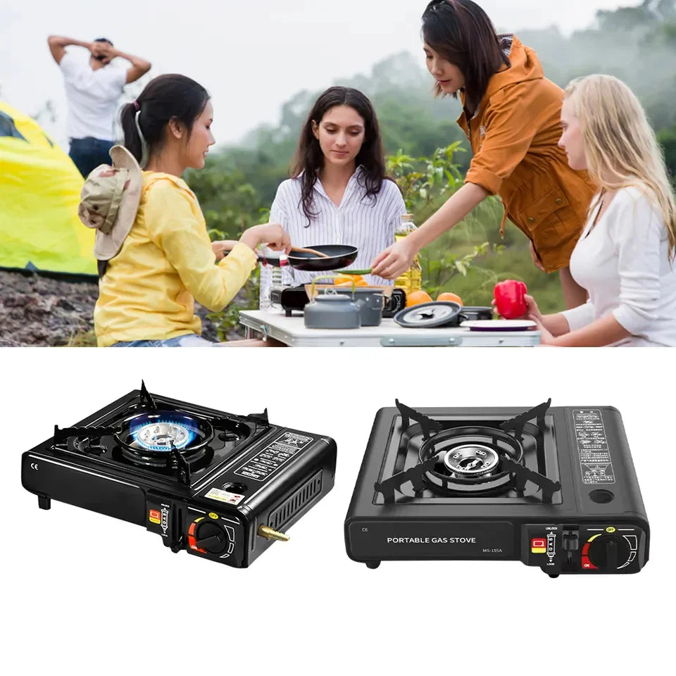 Portable Gas Burner Stove With 1 Gas Bottle