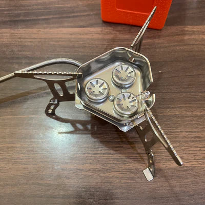 Camping Folding Stove with 1 Gas Bottle