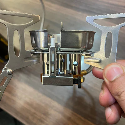 Camping Folding Stove with 1 Gas Bottle