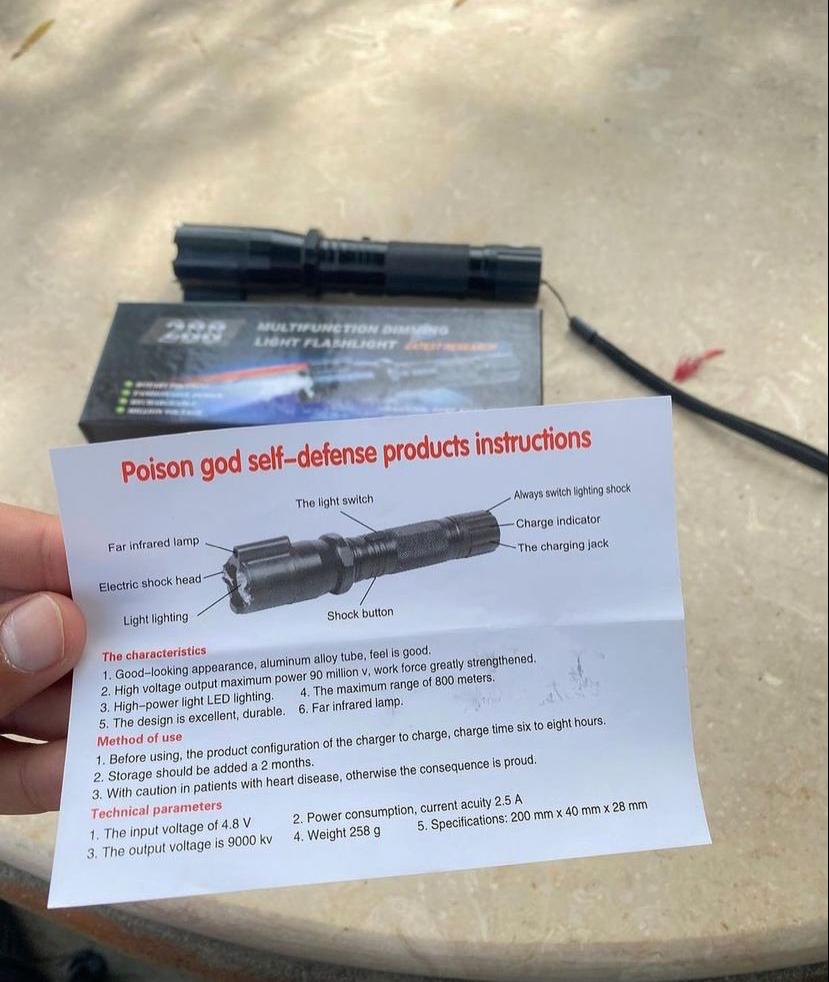 1 Million volts 3in1 multi functional Taser