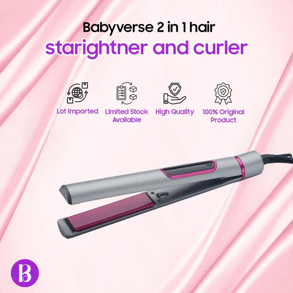 Lot Imported Babyverse 2 in 1 hair starightner and curler